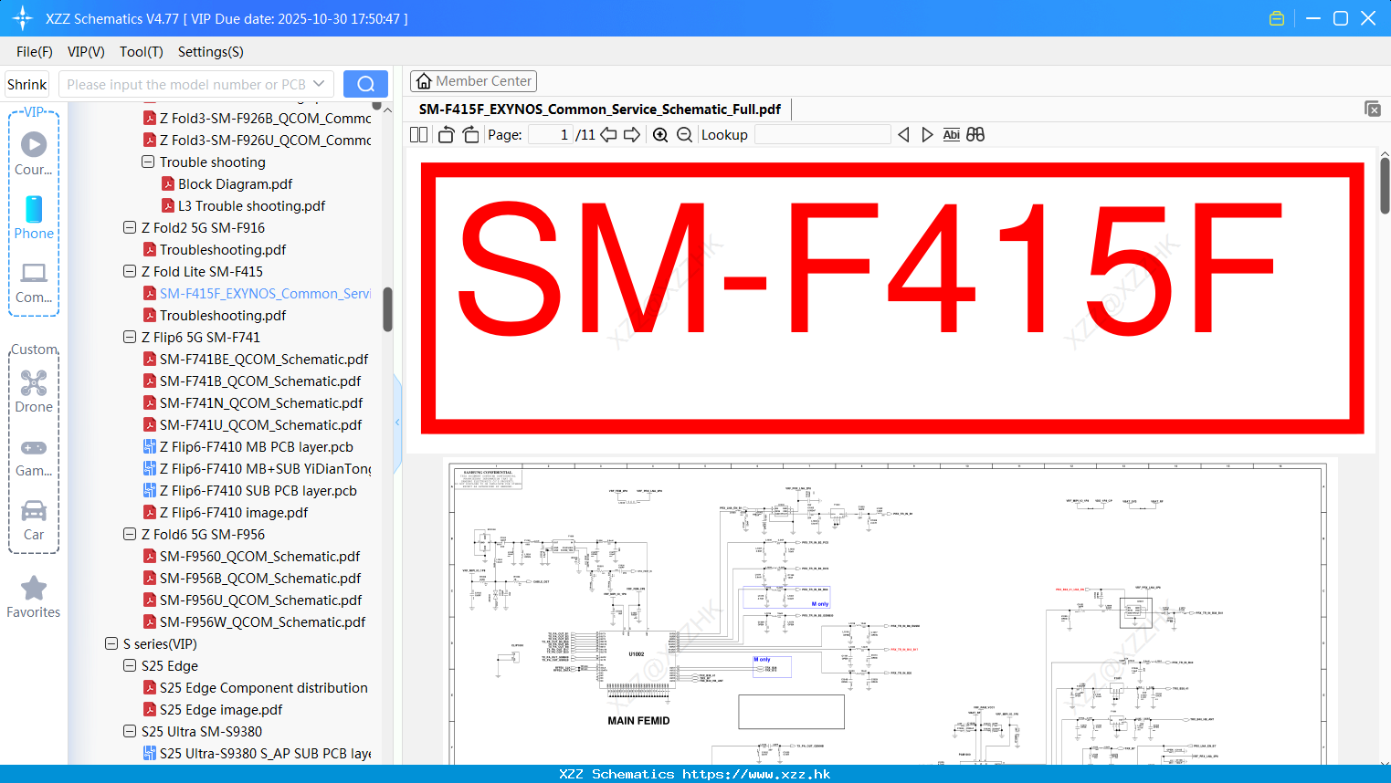 Samsung SM-F415F_EXYNOS_Common_Service_Schematic_Full